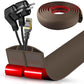 Floor Cord Cover Cable Cavity Self Adhesive Cord Hider Floor Floor Cable Management Power Cord Protector Floor Electric Cord Covers for Offices, Gym, Exhibitions (CoffeeBrown, 2.36" x 10')