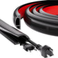 4ft Floor Cord Cover, Silicone Wire Hider, Hide Extension Cords, Protect Cords, Prevent Cable Trips, Heavy-Duty Adhesive-Backed Anti-Trip Cable Protector for Floor, Desk & Wall