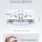 3-in-1 Cord Organizer Spring Clip Holder - Lamicall Small Desk Cable Organizer Clips, Adhesive Adjustable Wire Holder for Phone Charging Cord, Cable Management, Office Desk Accessories, White, 3Pcs