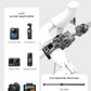 Movmax C Clamp Camera Mount for Flat Tube Road Bike, Super Clamp with 1/4"-20 Thread,E-Bike Accessories/Bicycle, Compatible with GoPro Hero13/12/11/10/ DJI Osmo 360/Action 5 Pro/4/3/Insta360 X4/X5