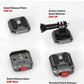 iFootage Q38-RS Quick Release Plate - Camera Quick Release System for DJI RS4 Pro, RS4, RS3 Pro, RS3, RS2, RSC2 Stabilizers, Tripods, Monopods, Sliders - Fast Installation and Swap