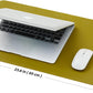 Cork Desk Mat - Small Dual-Sided Desk Pad for Office and Home - Desk Organization and Accessories - Ideal for Large Mouse Pad and Small Desk Mats on Top of Desks(Olive Green,23.6"x 13.8")