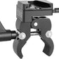 Crab Clamp with Universal V-Lock Mount Quick Release Adapter for DSLR Camera Battery Accessory