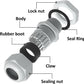10 Pcs 1/2" NPT Nylon Cable Glands, IP68 Waterproof Adjustable Cord Grip Cable Connector Strain Relief Wire Protectors for 6-12mm Cable Diameter, Grey