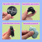 65Pcs Round Rubber Grommets kit 6 Sizes Double Sided Rubber Grommets for Wiring Automotive Rubber Firewall Hole Plug Cable Wire Protection with Retractable Knife(1-1/2" 1-3/16" 1" 7/8" 13/16" 5/8")
