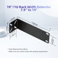 Rack Mount Kit for 7.9 inch Switches, Adjustable Rack Ears for Netgear, Cisco, D-Link, TRENDnet and HP Products, Mount 7.9" Wide to 19" Equipment, Adjustable Hole Distance 14-30mm