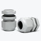 20 Pcs 3/4" NPT Nylon Cable Glands, IP68 Waterproof Adjustable Cord Grip Cable Connector Strain Relief Wire Protectors for 13-18mm Cable Diameter, Grey