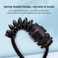 Strain Relief Cord Connector, CGELE 2 Pack NPT 3/8" Waterproof Cable Gland Cord Grip Spiral Adjustable Connector Strain Relief Cord Connectors Joints Nylon with Gaskets