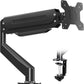 Suptek Single Monitor Mount,Adjustable Gas Spring Monitor Arm Desk Mount Stand Fits 17 20 22 23 24 26 27 32 33 inch,Holds up to 22 lbs, Black(MD18)