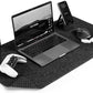 DELTAHUB - Minimalistic Felt Desk Protective Pad, Anti-Fray, Anti-Slip, Easy to Clean, Easy Glide, Long Lasting, Sleek Design, Comfortable, Resistant, Desk Mat, PC, Mac, Laptop - Large (18x32inch)