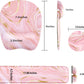 Keyboard Wrist Rest Mouse Pad Wrist Support for Computer Desktop/Laptop/Notebook Memory Foam Keyboard Pad Ergonomic Hand Rest Wrist Cushion for Home Office Gaming - Pink Fluid