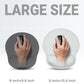 Ergonomic Mouse Pad Wrist Support, Comfortable Mouse Pad Wrist Rest, Relieve Wrist Pain Gel Mouse pad, Non-Slip Rubber Base Mousepad for Laptop, Computer, Prefect for Office(Light Gray