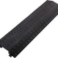 Medium 1 Piece - Floor Cord Cover Cord Protector Drop Over Drop Trak Cable Ramp for Office Warehouse - Black