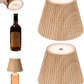 WILIT 2 Pack Wireless Bottle Lamp Shades for Table Lamps, 3 Level Brightness Bottle Lights for Liquor Bottles, Rechargeable Bar Signs for Home Bar,Table Decor for Living Room,Gifts Baskets for Women
