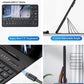 for Samsung Galaxy Z Fold 7 6 5 Keyboard and Mouse, Portable Mini 7.9 inch Bluetooth Keyboard with Leather Case and Capacitive Pen, 4 in 1 Set for Z Fold7 6 Accessories