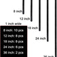 32 pcs 1-inch-wide Hook and Loop Cable Straps, 8"-12"-18"-24"-36" Adjustable Fastening Straps, Fixing and Organizing Cable Ties Set, Multi-Purpose Nylon Cinch Strap, Heavy-Duty Storage Straps