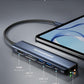 USB C Hub Ethernet, DockteckExpand 7-in-1 Multiport Adapter Type C to 4K@60Hz HDMI, Gigabit Ethernet, 100W PD Charging, 2 USB 3.0, SD/TF Card Readers, for MacBook Pro/Air, iPad Pro/Air, XPS and More