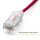 TRUECABLE Cat6 Component Rated Patch Cable, Unshielded (U/UTP), 10ft, Red, 28AWG Solid Copper, Snagless 10G High-Speed Ethernet Cable, PoE++ 4PPoE 100W, UL Listed, RoHS-3, 1 Pack