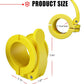 Olympic Barbell Clamps 2 inch Adjustable Barbell Clips Quick Release Pair of Locking Weight Clips for Bars
