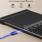 ProtoArc Backlit Foldable Keyboard, XK01 Plus Folding Portable Bluetooth Keyboard for Travel, True Full Size External Wireless Keyboards with Backlight for iPad Tablet Smartphone Laptop PC