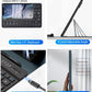 for Samsung Galaxy Z Fold 7 6 5 Keyboard and Mouse, Portable Mini 7.9 inch Bluetooth Keyboard with Leather Case and Capacitive Pen, 4 in 1 Set for Z Fold7 6 Accessories,Green