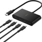 Belkin Connect 4 Port USB C Hub - Multiport Adapter Dongle with 4 USB C 3.2 Gen 2 Ports - High Speed 10G Data Transfer for Laptop, MacBook, iPad, PC, and More - 100W PD