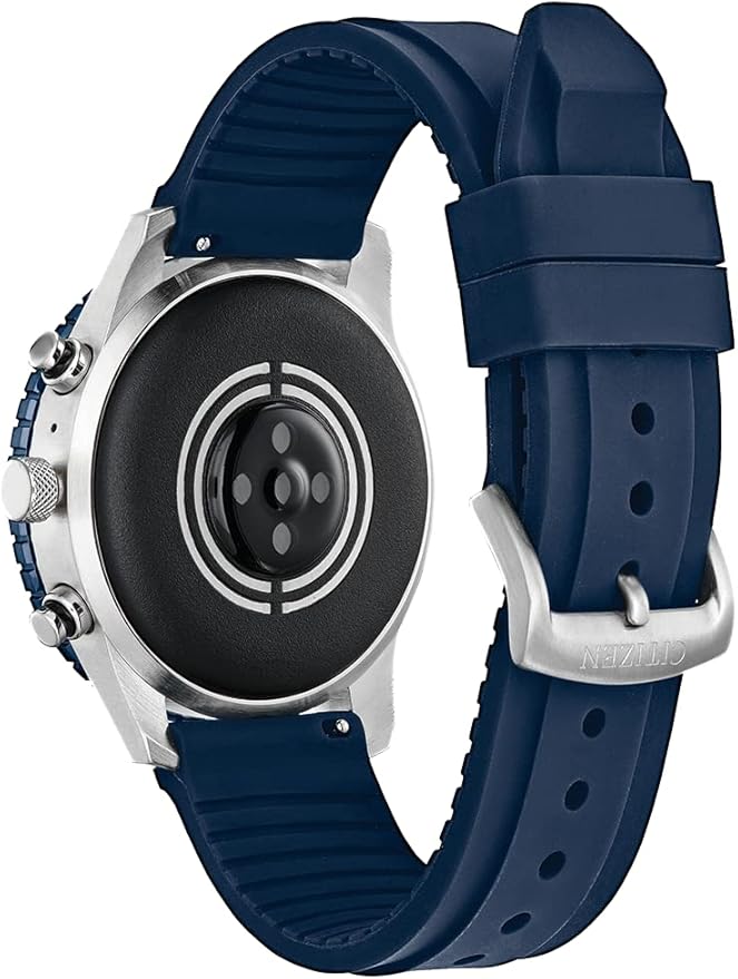 Citizen CZ Smart PQ2 44MM Sport Smartwatch with YouQ App with IBM Watson® AI and NASA research, Wear OS by Google, HR, GPS, Fitness Tracker, Amazon Alexa™, iPhone Android Compatible, IPX6 Rating
