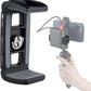Power Bank Clamp Holder,Camera Cage,with 1/4" Screw,Cold Shoe Mount,Phone Holder Clip [Thick Case & Big Phones Friendly],Radar Detector Mount for Truck Compaitbale with Anker Power Bank