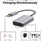 CableCreation USB Type C Splitter, 2-in-1 USB C Audio Adapter and PD Fast Charging, Type C Aux Dongle Compatible with iPad, MacBook, iPhone 16 15 Pro Max Plus, Galaxy S24/S23/S22+, Pixel 9/8/7+, Grey