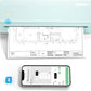 JADENS Portable Printers Wireless for Travel, Thermal Inkless Printer, Support 8.5" X 11" Thermal Paper(Green)
