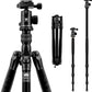 SIRUI Traveler 7A 65.55'' Aluminum Camera Tripod, E-10 Panorama Ball Head and Arca Swiss Quick Release Plate,Load Up to 17.6 lbs,Convertible to Monopod