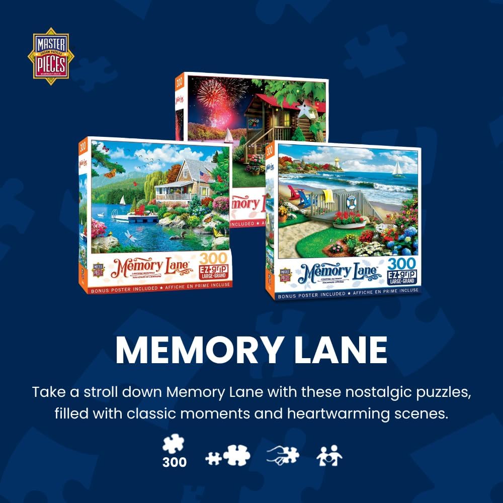 Masterpieces 300 Piece EZ Grip Jigsaw Puzzle - Summer Celebration - 18"x24"