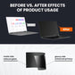 HD Laptop Privacy Screen 14 inch, Upgraded Laptop Privacy Screen for 16:9 Widescreen Removable Anti Glare Cover and Blue Light UV-Blocking Filter