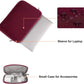 MOSISO Laptop Case 15 inch, 15 inch Laptop Sleeve Bag Compatible with MacBook Air 15 M4 A3241 M3 A3114 M2 A2941 2025 2024 2023, Dell XPS 15, Neoprene Computer Sleeve Bag with Small Case, Wine Red