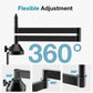 InnoGear Low Profile Mic Arm, 360° Rotatable Microphone Arm Stand Foldable Desk Mic Boom Arm for Fifine AM8 K669B Blue Yeti HyperX QuadCast SoloCast AT2020 and Other Mics