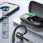 Bluetooth Headset V5.1, Wireless Headset with Battery Display Charging Case, Bluetooth Earpiece with Noise Canceling Mic for Driving, Office, Business, Compatible with Cell Phone and PC