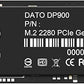 DATO 1TB M.2 SSD, M.2 2280 SSD, PCIe Gen4x4 Internal Solid State Drive for Gaming, Up to 7000/6500 MB/s, DP900 Series