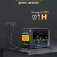 VTOMAN FlashSpeed 1500 Portable Power Station 1548Wh - Recharge 0-100% within 1H, LiFePO4 Battery Powered Solar Generator with 110V/1500W AC Output/Input, 100W USB Port for Camping, Home Backup