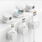 Generic 6 Pack Magnetic Cord Holder, Adhesive Wire Organizer, Under Desk Cable Clip Management, Cord Keeper Organizer for Office Home Desk Wall Nightstand (White)