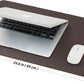 Cork Desk Mat - Small Dual-Sided Desk Pad for Office and Home - Desk Organization and Accessories - Ideal for Large Mouse Pad and Small Desk Mats on Top of Desks(Coffee,23.6"x 13.8")