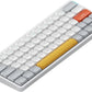 nuphy Air60 V2 Portable Wireless Keyboard 60% Low Profile Mechanical Keyboard Support QMK/VIA Compatible with windows/mac OS/Linux Supports Bluetooth 5.1/2.4GHz/wired (USB-C) White-Gateron Blue Switch