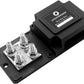 400A Bus Bar 8 M10 (3/8 inch) Terminal Studs Modular Design Tin Plated Copper Distribution Block Negative Pole Electrical Buss Bars 12-48 V DC with Cover for Trailer Marine Boat Car RV