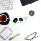 Aifeier ET 2PCS Desk Grommet 2 Inch/50mm Rubber Cable Wire Grommet Cable Hole Cover for Managing and Hiding Office PC Desk Cable Cord (Black with White)
