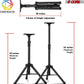 5Core Speaker Stand Tripod Floor Adjustable 24-36 Inch Short DJ Studio Monitor Stands