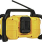DEWALT 12V/20V MAX Portable Bluetooth Radio, Cordless, 100 ft Range, 3.5” Subwoofers, Jobsite (DCR028B)