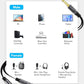 KINGTOP Headset Splitter, 3.5mm Headphone Mic Splitter Cable for Headset with Separate Stereo Audio & Microphone Jacks (Not for Dual Audio Jacks)