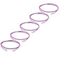 TRUECABLE Cat6 Component Rated Patch Cable, Unshielded (U/UTP), 3ft, Purple, 28AWG Solid Copper, Snagless 10G High-Speed Ethernet Cable, PoE++ 4PPoE 100W, UL Listed, RoHS-3, 5 Pack