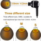 Earbud Tips Soft Silicone Earbuds Replacement Tips Fit for in-Ear Headphones(Inner Hole from 3.8mm - 4.2mm Earphones) 9 Pairs S/M/L,Gray/Yellow