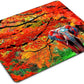 Square Mouse Pad Natural Trees and Elephants-1,Gaming Mouse Pads for Desk,Soft Computer Waterproof Non-Slip Mouse Mat