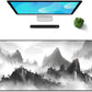 Galdas Gaming Mouse Pad XXL XL Large Long Extended Big Mousepad Non-Slip Rubber Keyboard Mouse Pad with Stitched Edges for Laptop Home Office (31.5x11.8x0.08 Inch) … (Black Ink)
